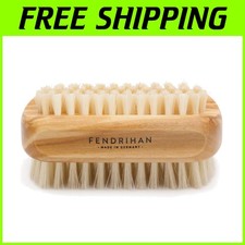 Genuine Boar Bristle Nail Brush - Olive Wood Handle,