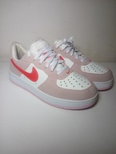 Nike Men's Air Force 1 Low '07 QS Valentine's Day Love Sneaker Size 8 White Pink