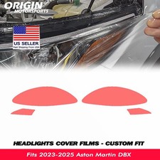 PreCut Headlights Protection Clear Covers Bra Fits 2023-2025 Aston Martin DBX