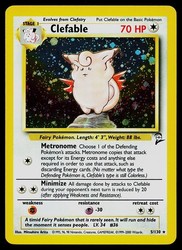 Clefable 5/130 Base Set 2 Holo Rare