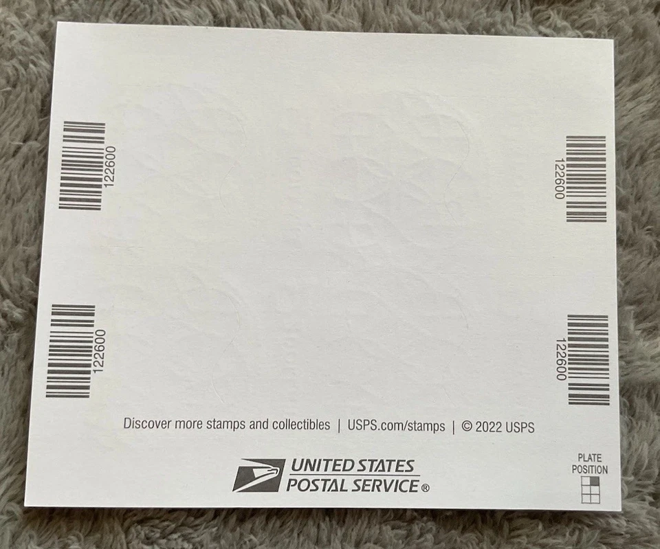 US 4 Blocks of 4 Floral Geometry Stamps, Scott# 5755, (MNH) 16 stamps FV $160.00 - Image 3 of 3