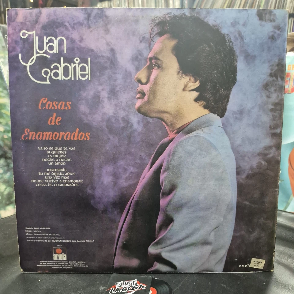 Juan Gabriel – Cosas De Enamorados - Latin, Ballad, Pop, Bolero, 1982 (MINT-M) - Image 2 of 4