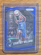 WNBA! Courtney Williams Blue Pulsar /199! 2025 WNBA Prizm #69