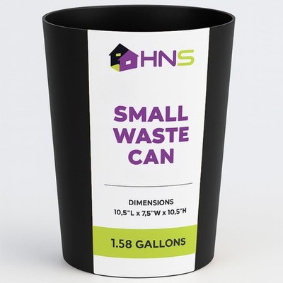 Small Trash Can - 1.58 Gallon Open Top Waste Bin Compact Waste Can Perfect fo...