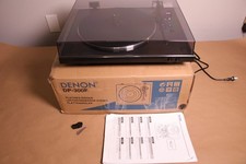 Denon DP300F Automatic Turntable - READ - NO CARTRIDGE OR BELT - MINOR DAMGE -