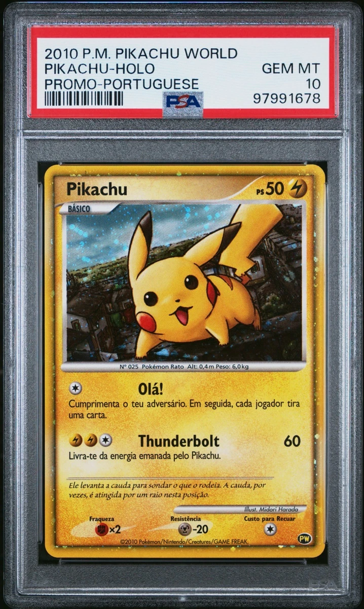 Pikachu Pokémon TCG Professional Sports Authenticator (PSA