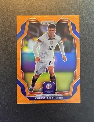 2024 Panini Prizm Copa America - Christian Pulisic #150 Orange /25