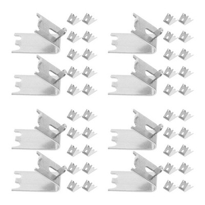  12 PCS Shelf Buckles Clips Refrigerator Support Replacement Freezer Clamp
