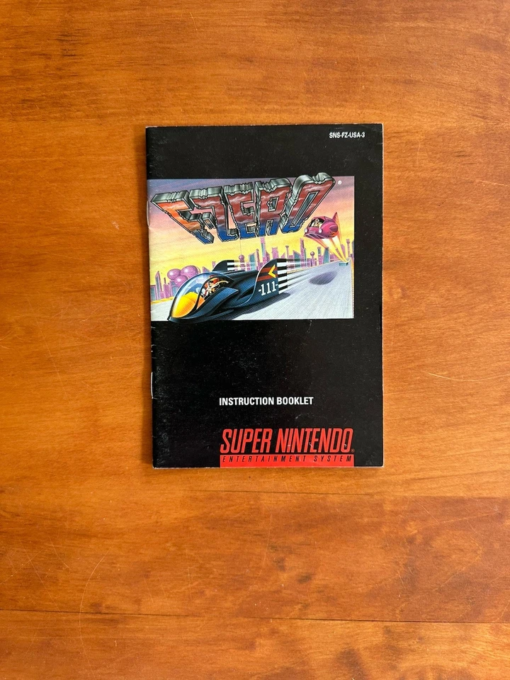 F-Zero (Super Nintendo SNES) CIB Complete & Tested -Excellent Cartridge & Manual - Image 2 of 4