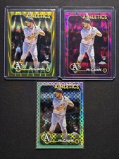 2024 Kyle McCann RC #USC142 Gold RayWave /50 & Magenta Purple Lava Lamp /299 Lot