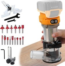 Cordless Wood Router for Dewalt Batteries 20V 800W 30000 RPM Brushless Hand Palm