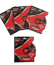 New 4 EZARC Diamond Cutting Wheel 3 x 3/8 IN Cut Wheel for Metal 5000 Plus Cuts