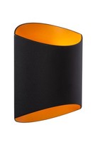 Wandlampe Up Down Schwarz Messing Wohnzimmer G9 H:18 Cm Wandleuchte Esszimmer