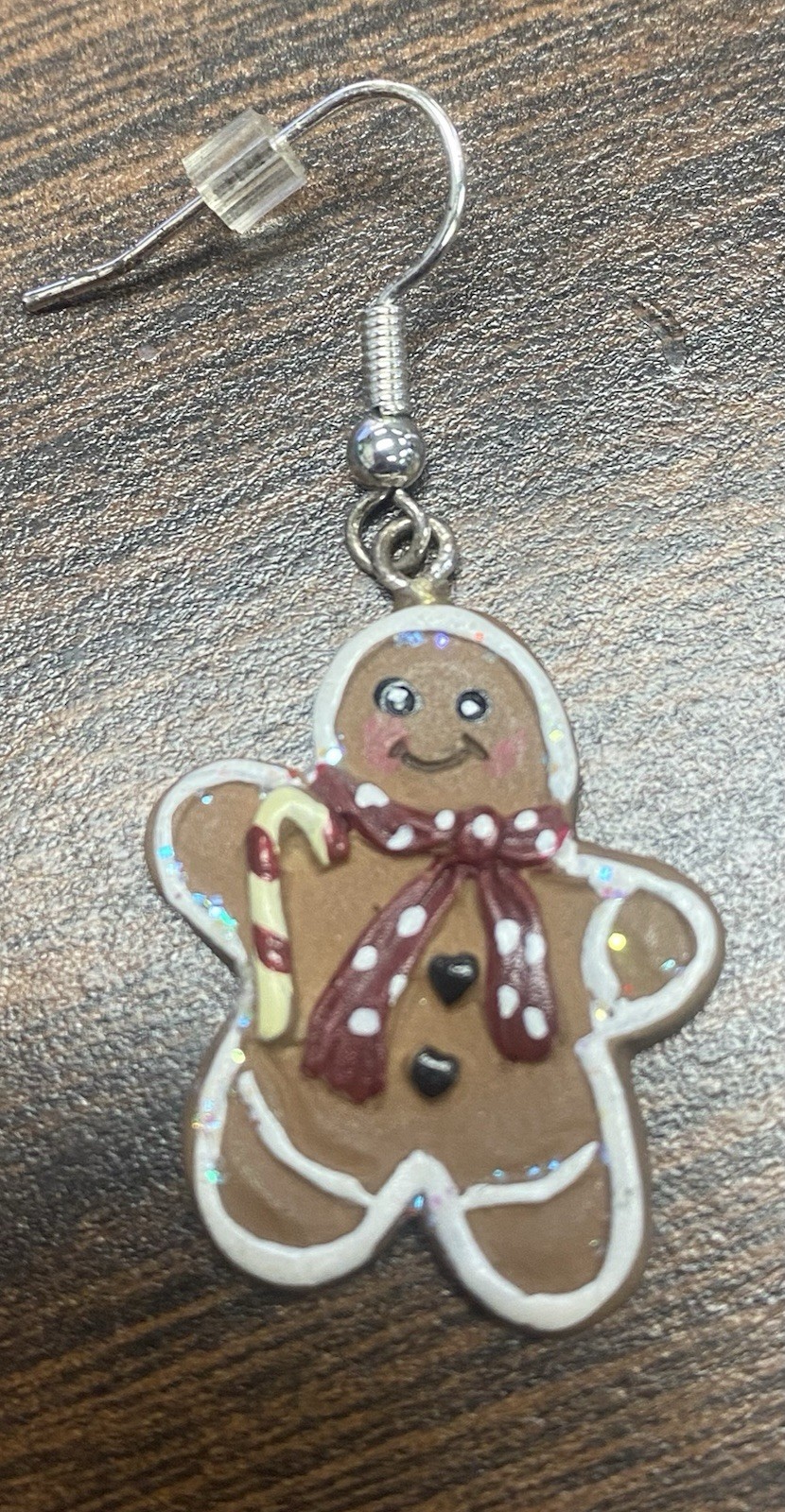 Gingerbread Man Dangling Lightweight Christmas Fu… - image 4