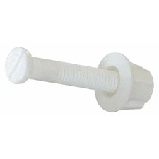 Manufacturer Varies Toilet Seat Bolts, Plastic, White 40280 Manufacturer Varies