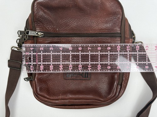 Duluth Trading Co braune Leder Schulter Umhängetasche Reise mehrere Taschen - Bild 22 von 24