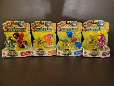 2014 - Half Shell Heroes. LEO, DONNIE, RAPH, MIKEY. Ninja Turtles LOT of 4 - NEW