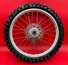 1998 1999 2000 Kawasaki KX100 OEM front wheel hub Big WHEEL HUB RIM 19*1.40