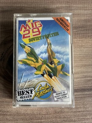 MIG 29 SOVIET FIGHTER - AMSTRAD CPC - 1989 CodeMasters Cassette Tape Spiel.
