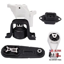 Engine Motor Transmission Mount Kit Compatible with 2013-2019 Sentra L4 1.8L