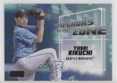 2019 Stadium Club Emperors of the Zone Black 7/99 Yusei Kikuchi Rookie RC 5h0