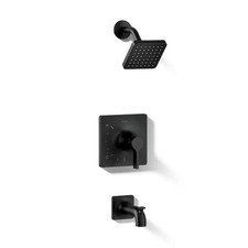 Kohler Venza TS28127-4G-BL Tub and Shower Faucet Trim Kit in Matte Black