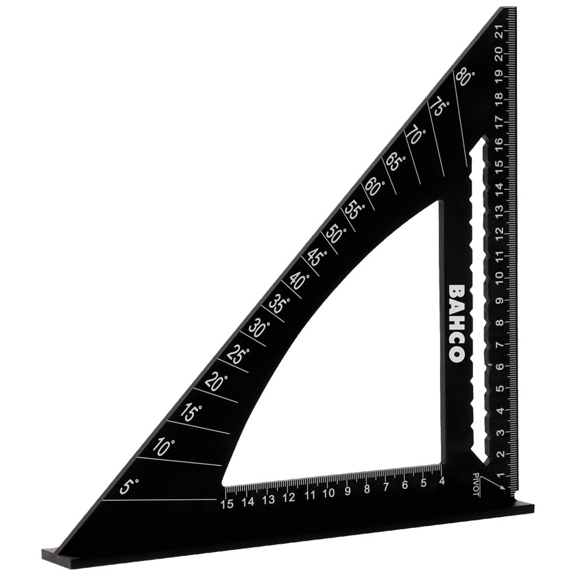 Bahco 9045-T-220 Triangular Carpenter Speed Square - 220mm