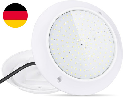 Poolscheinwerfer LED Par56, 20W 6000K Harz Gefüllt Poolbeleuchtung, IP68 PC Ultr