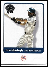 2001 Fleer Greats of the Game #91 Don Mattingly New York Yankees