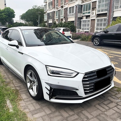 Car Front Bumper Side Air Vent Trim For Audi A5 S5 F5 Sline 2017-2020 2019 Black - Picture 8 of 9