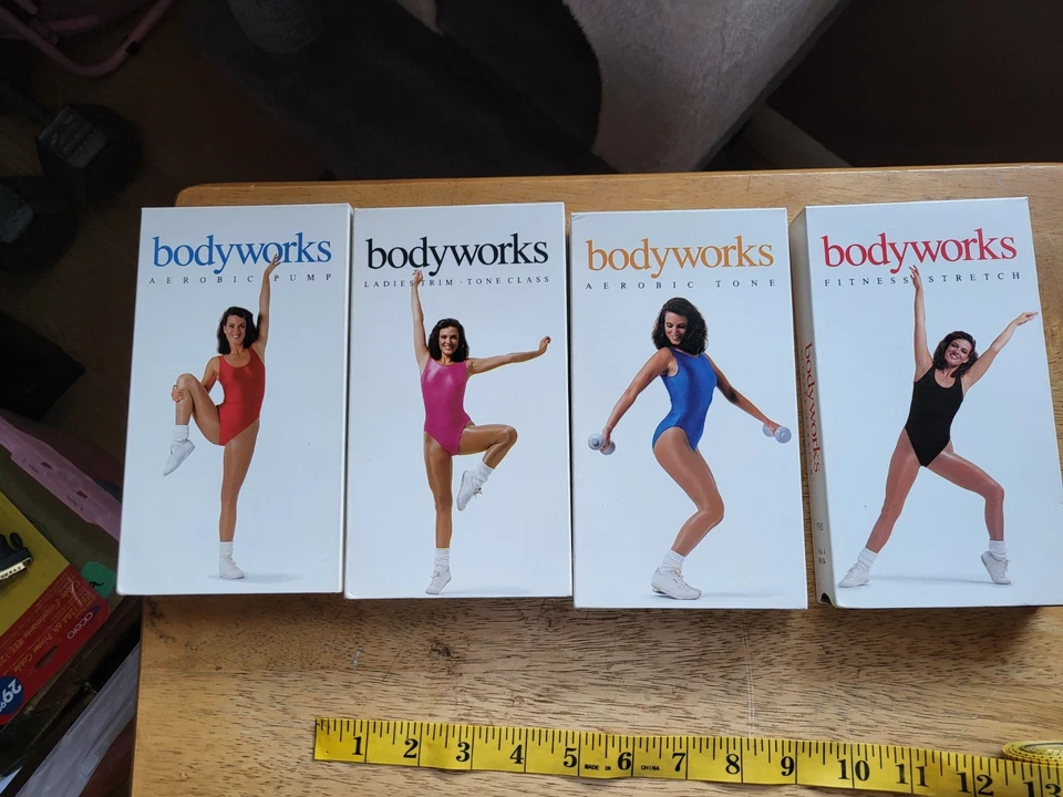 BODYWORKS VHS BOX SET 4 WORKOUT VIDEOS SEE LISTING FOR TITLES GUC TESTED A+++ - Image 2 of 4
