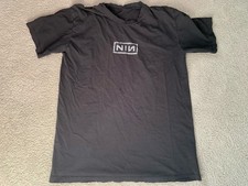 Vintage Y2K 2005 Nine Inch Nails Live With Teeth Tour T Shirt, Grunge M Thrashed