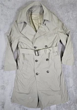 DSCP Valor All Weather Men’s Trench Coat 8405-01-504-8653 Sz 36S