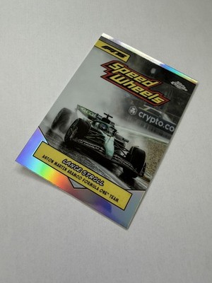 Topps F1 Formula 1 Chrome 2025 - Lance Stroll Aston Martin Speed Wheels 75-AM