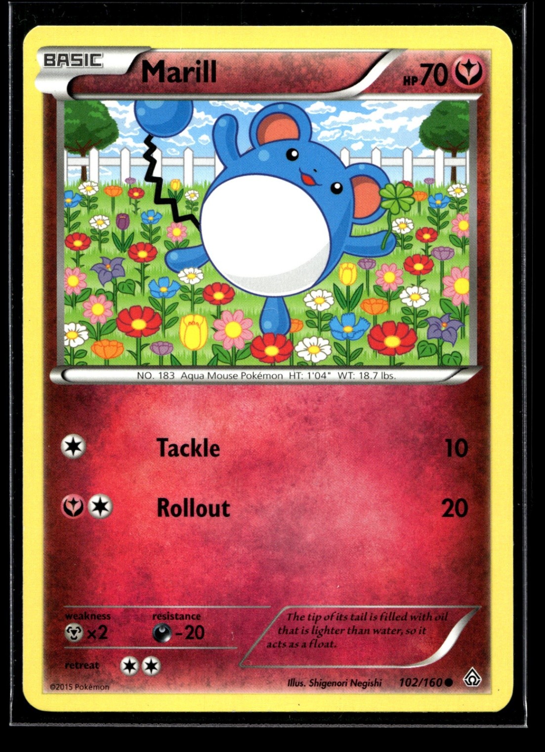 Marill Common XY - Primal Clash 102/160 NM