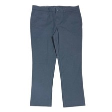 NWT Banana Republic Black Slim Straight Cropped Pant Women's Sz 6