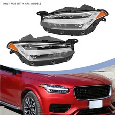 Pair Led Headlight For 2019-2024 Volvo Xc90 T8 With Afs Left Right Headlamp