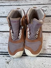 Plae - Kaiden Hi-Top Boots Brown Purple Kids Waterproof Sz 13 - NO LACES