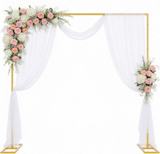 8X8Ft Backdrop Stand Heavy Duty Pipe and Drape Kit Adjustable