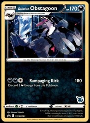 Galarian Obstagoon (Eevee Stamped) SWSH193 Promo Battle Academy 2022
