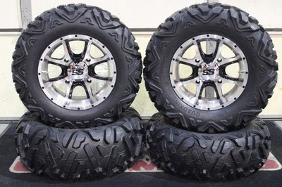 POLARIS RZR XP900  27'' QUADKING ATV TIRE 14'' COBRA M/B WHEEL KIT POL3CA BIGGHORN