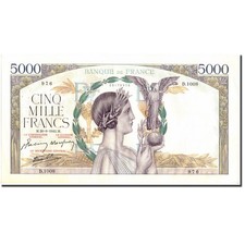 [#213265] France, 5000 Francs, 5 000 F 1934-1944   Victoire  , 1942, 1942-08-20