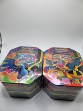Pokemon TCG Mega Charizard EX Tin X2 Sigillato