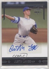 2020 Leaf Ultimate Draft 1991 Gold Rookies Justin Lange #GLR-JL1 Auto 0l1