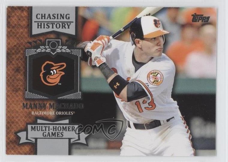 2013 Topps Chasing History Manny Machado #CH-93 3y7