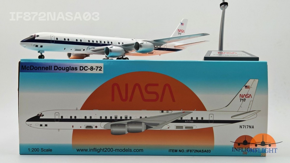 Inflight IF872NASA03 NASA Douglas DC-8-72 N717NA Diecast 1/200 AV
