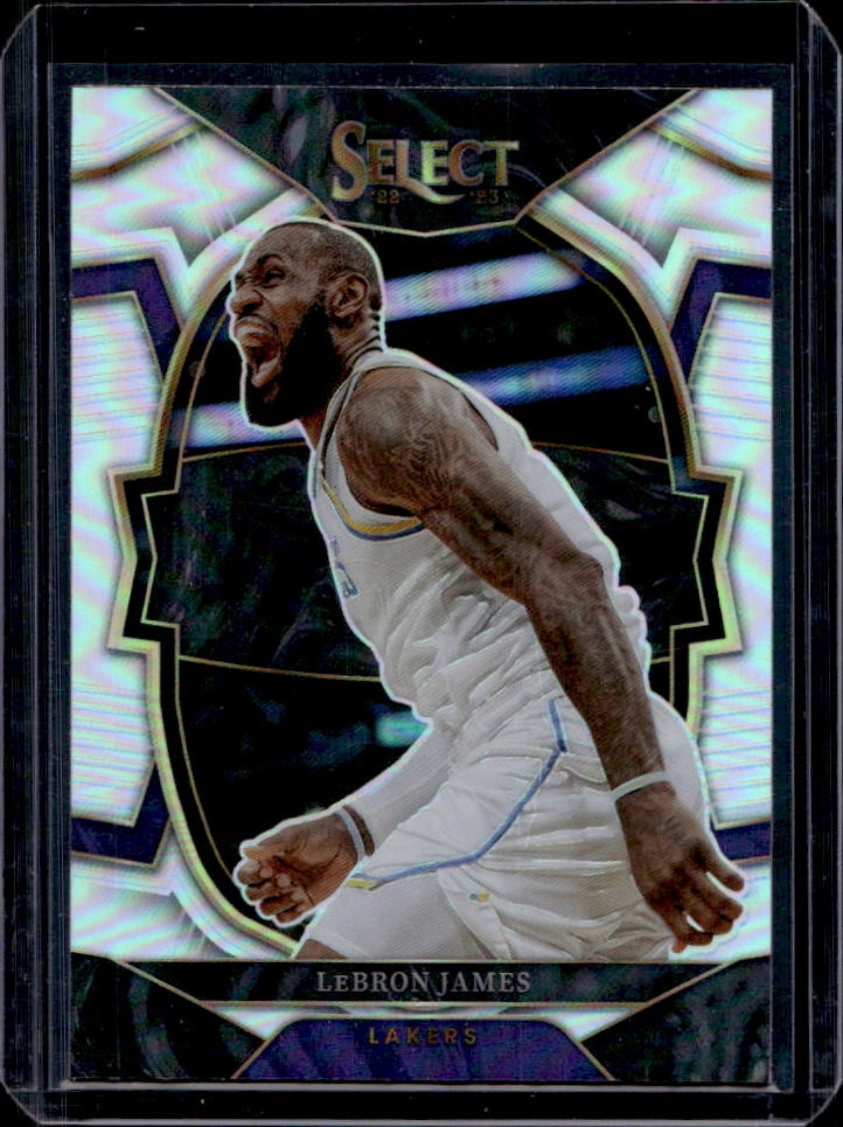 2022-23 Panini Select LeBron James Silver Prizm Concourse #26 Lakers