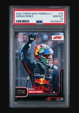 2022 TOPPS NOW FORMULA 1 #74 SERGIO PEREZ PSA 10