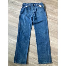 Vintage Wrangler 13MWZ Cowboy Cut USA Made Men's Blue Jeans Medium 30x32