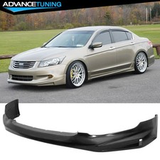Fits 2008-2010 Honda Accord Sedan 4dr Mugen Style Front Bumper Lip Splitter Pu Fits 2008-2010 Honda Accord Sedan 4dr Mugen Style Front Bumper Lip Splitter Pu